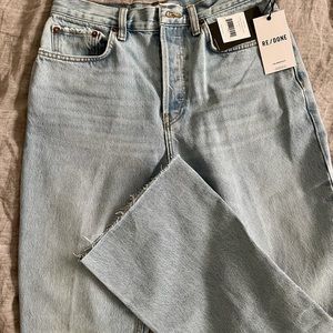 Brand NWT new with tags-perfect Re/Done Jeans!!!
